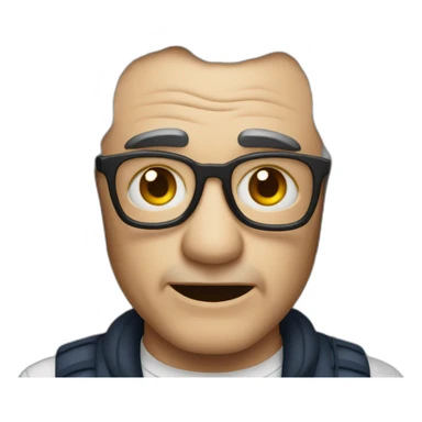 Martin Scorsese listening to music sticker