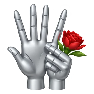 💐 and middle fingers remove the person sticker