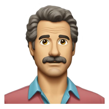 Magnum pi sticker