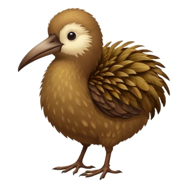 Kiwi bird on two feet sticker