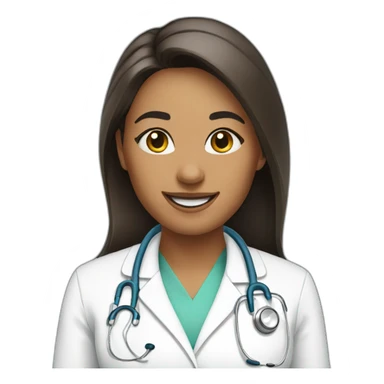 doctor-woman-happy sticker