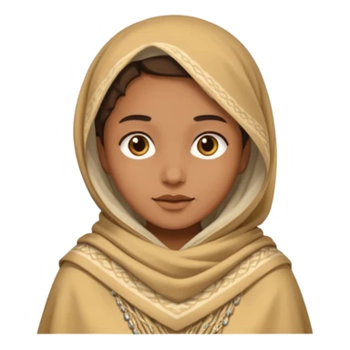 zimbabwe, light brow., 
shawl, kort sticker