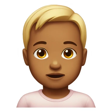 A really serious baby sticker