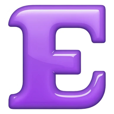 letter t purple sticker