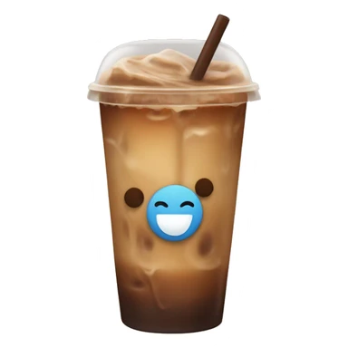 Cup of iced coffee  sticker