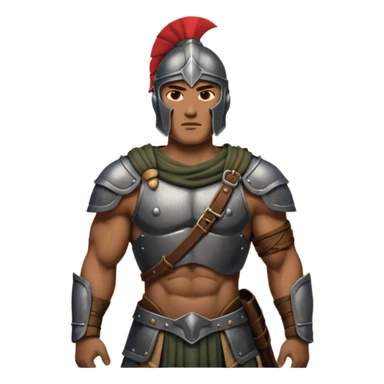 Spartan soldier barrack sticker