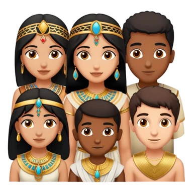 5 bestfriends, 1 indian girl, 1 Egyptian boy, persian girl 1 moroccan boy 1 black boy sticker