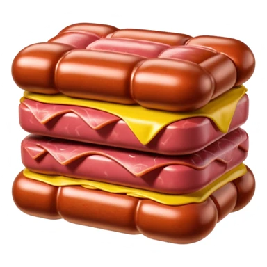  SPAM meat jeff koons style inflatable sculpture art french  sticker