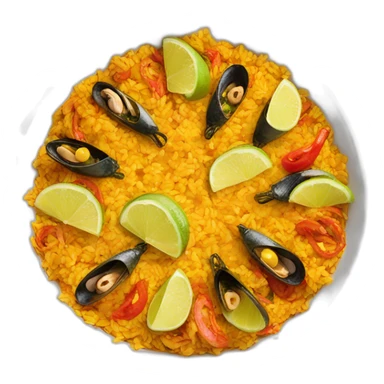 Paella valenciana sticker