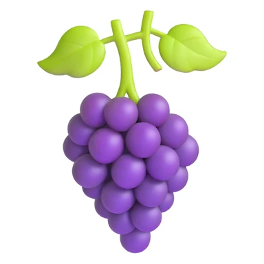 a single grape sticker