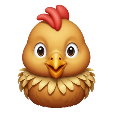 Ein Huhn das down Syndrom hat sticker