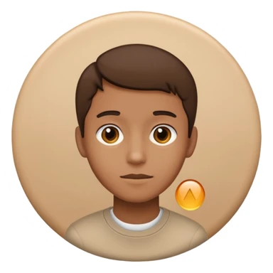 an icon of a person with a small chip next to him sticker