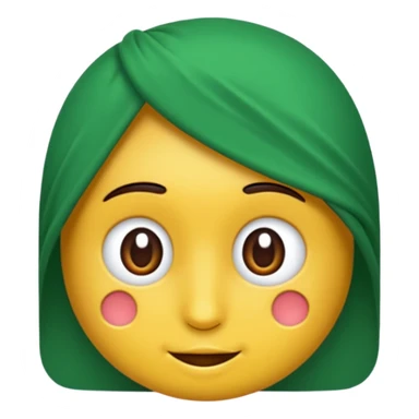 Yeşil kurdele koyu  sticker