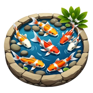 Koi Pond sticker
