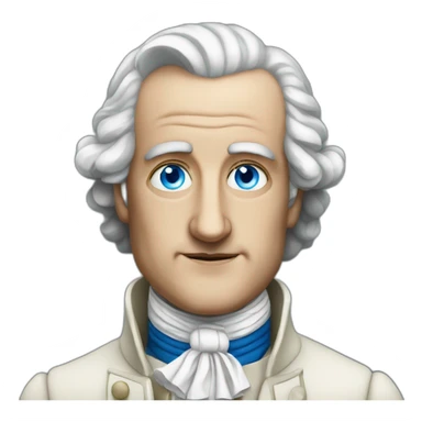 Goethe with blue eyes sticker