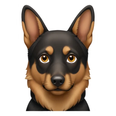 german shepard  sticker