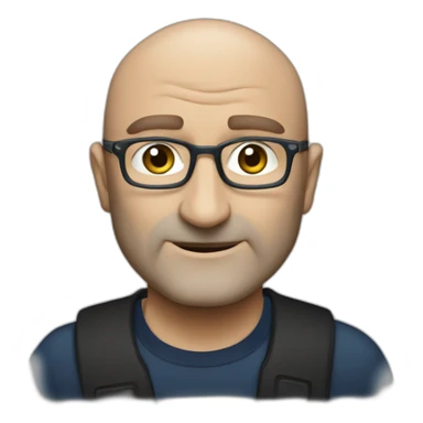 Phil collins sticker