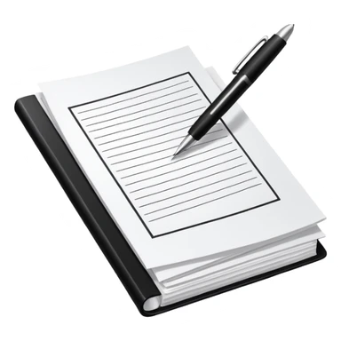 create a realistic emoji showing a logistic contract signed sticker