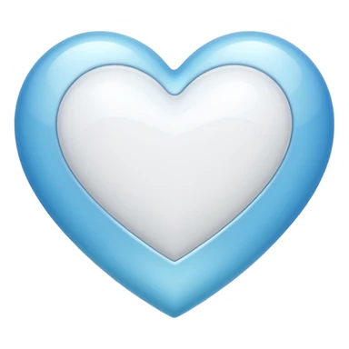 white heart crazy  sticker