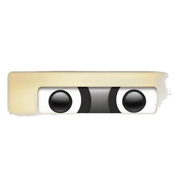 vintage brown cassette for tape recorder sticker