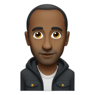 Black man Eric Zemmour sticker