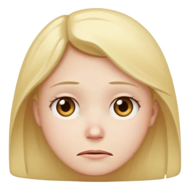 Quiero q sea una carita trizte q este mal pero q se vea feliz y en el fondo mal osea algo asi sticker