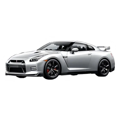 Nissan GT-R - Nissan (Model Year: 2022) (Iconic colour: Silver) sticker