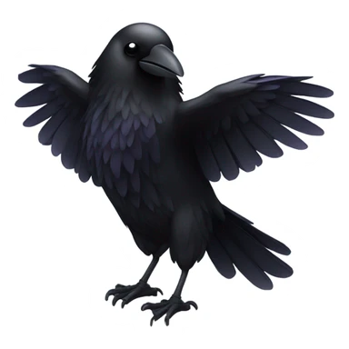 Raven playing football sticker