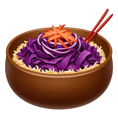 kimmchi dish brown bowl sticker