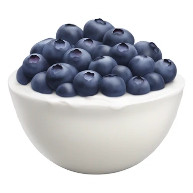 yoghurt bowl withblueberries sticker