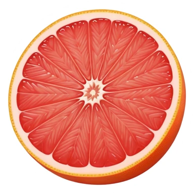 pastel colored grapefruit sticker