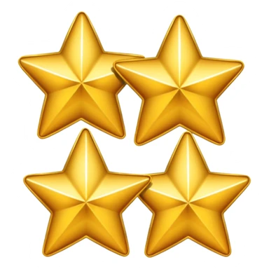 3 stars sticker