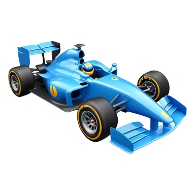 formula 1 blue sticker