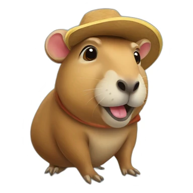capybara oktoberfest sticker