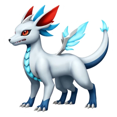 Salamence-Reshiram-Umbreon-Silvally-fusion (full body) sticker