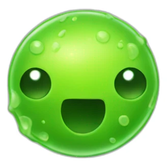 slime goo ball sticker