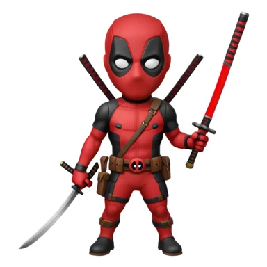 DeadPool from marvel rivals sticker