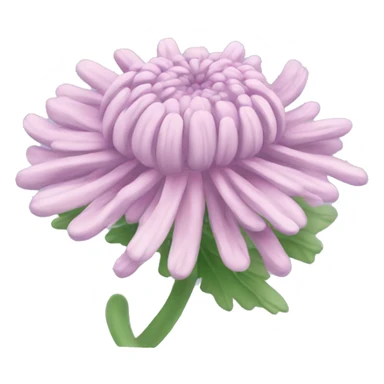 Chrysanthemum in a Pastell color  sticker