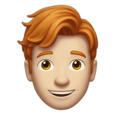 Harry potter embrassant Ronald Weasley sticker