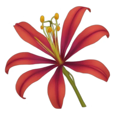 Gloriosa superba sticker