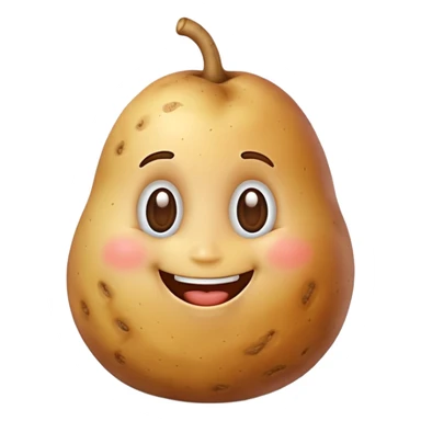 Happy potato sticker
