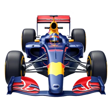 Red Bull F1 car driving emote sticker