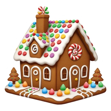 Gingerbread house sticker