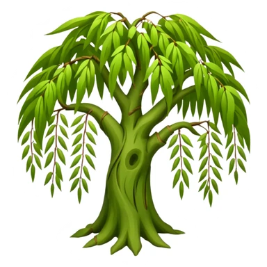Weeping willow tree sticker