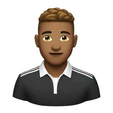 Tyler Blevins with a low taper fade sticker