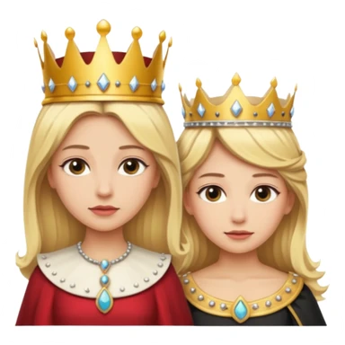 Blonde Queen and servant sticker