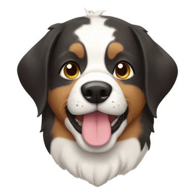 Un perro con sus amigos sticker