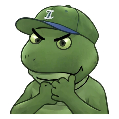 screaming guy with arms crossed holding neck sticker