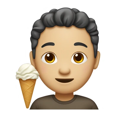 Chinese with ice crean  sticker