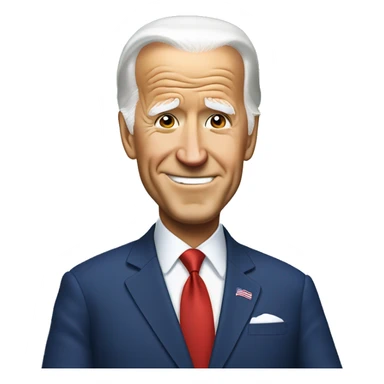 biden with trump's haircut sticker